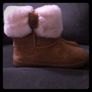 Toddler girls brown Ugg boots